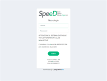 Tablet Screenshot of necrologie.speweb.it
